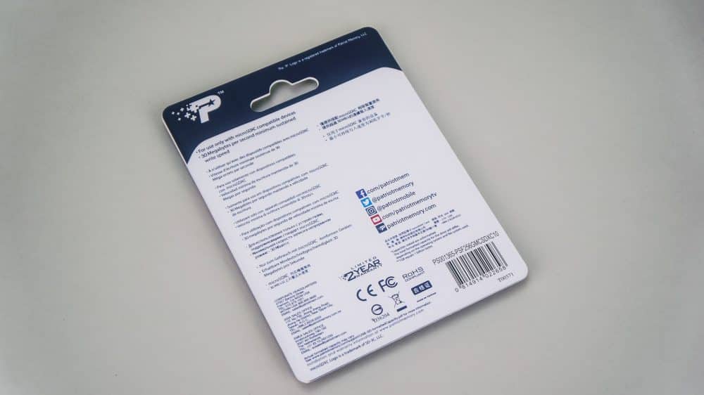 Patriot LX Series 256GB MicroSD Card