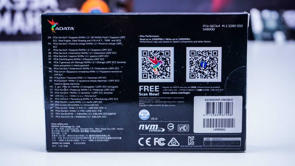 ADATA XPG SX8000 SSD