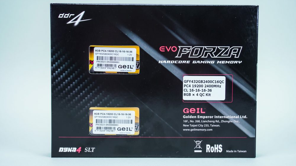 GeIL EVO Forza DDR4-2400 32GB Memory Kit
