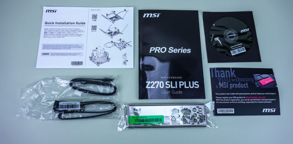 MSI Z270 SLI PLUS Motherboard