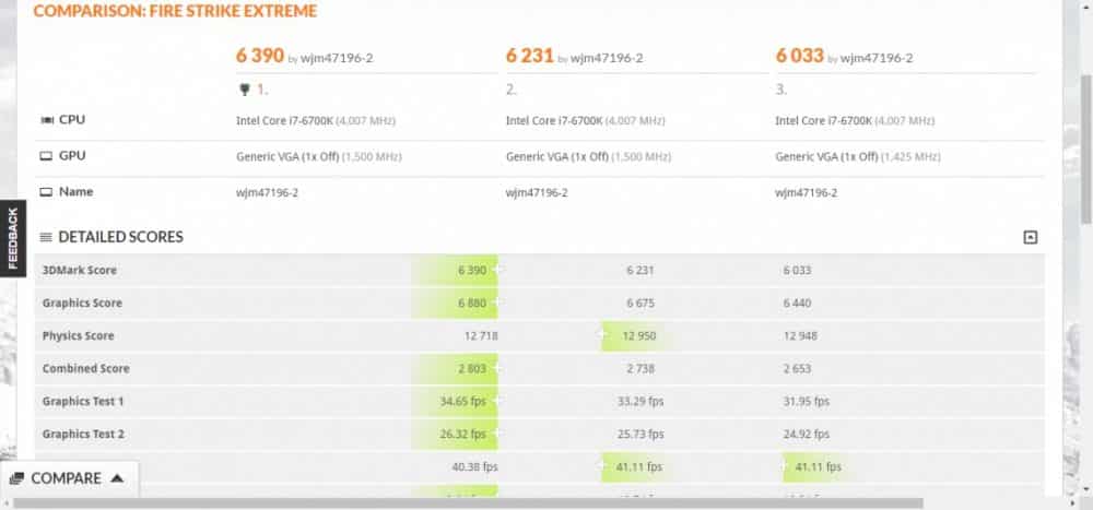 rx580 benchmark