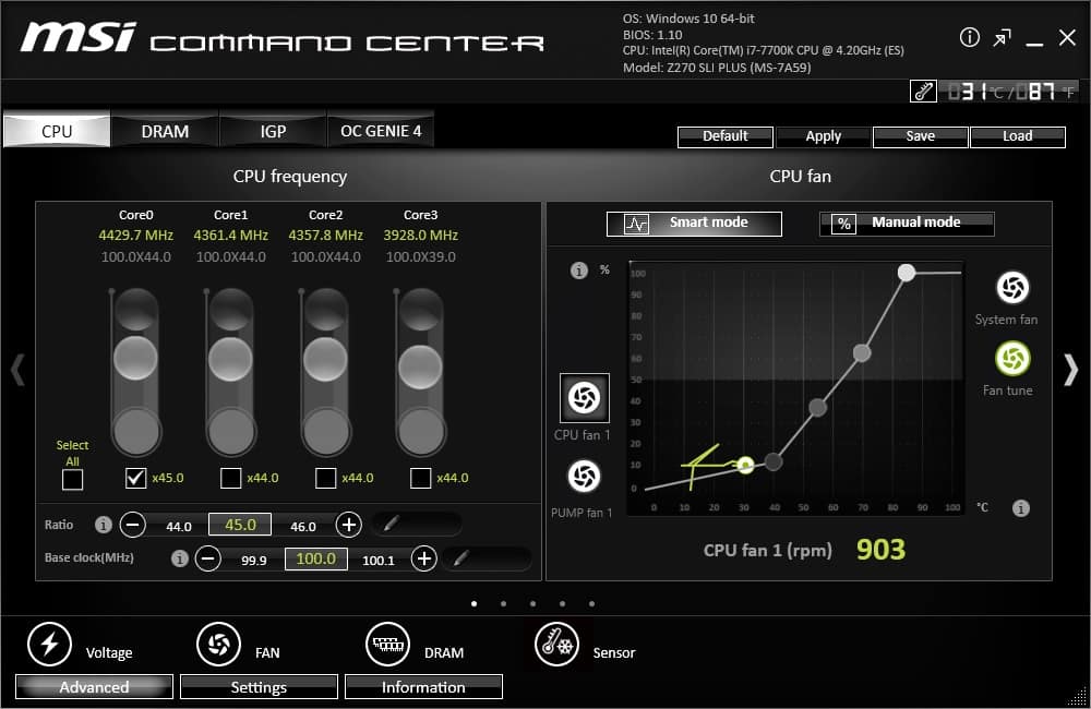 MSI Command Center