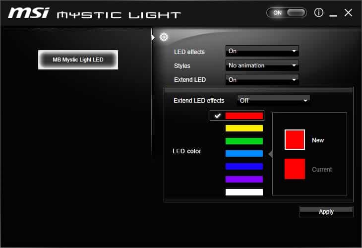 MSI Mystic Light