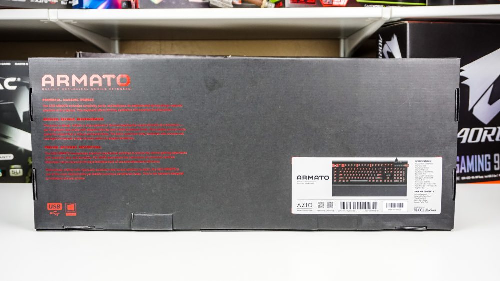 AZIO Armato Gaming Keyboard