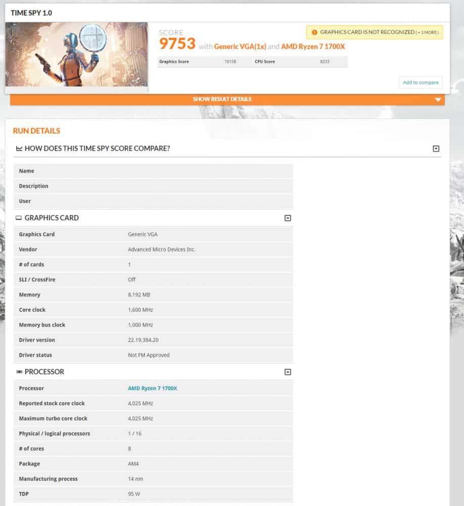 vega 3dmark