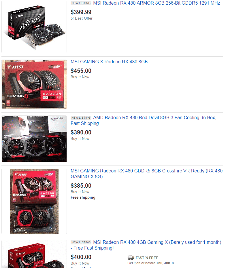 rx480 ebay