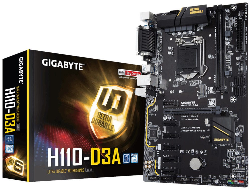 GIGABYTE H110-D3A Motherboard