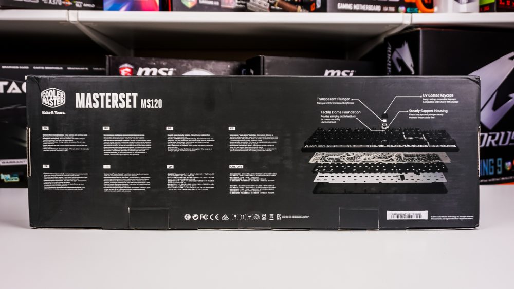 Cooler Master MasterSet MS120 Gaming Keyboard & Mouse Combo