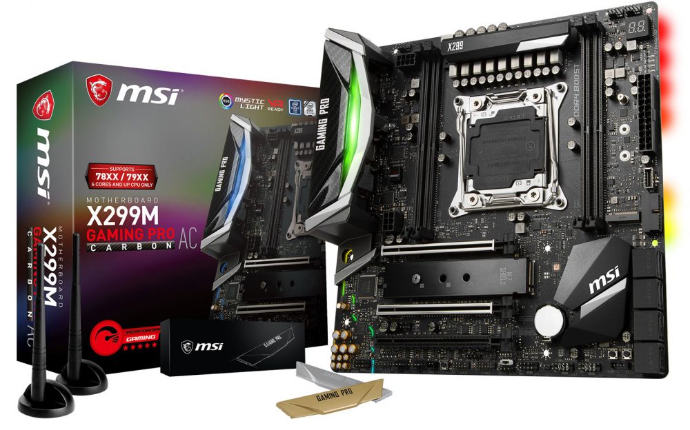 MSI X299M Gaming Pro Carbon AC Motherboard