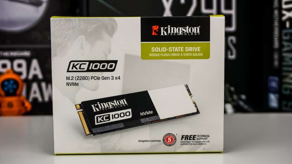 Kingston KC1000 960GB PCIe M.2 Solid State Drive