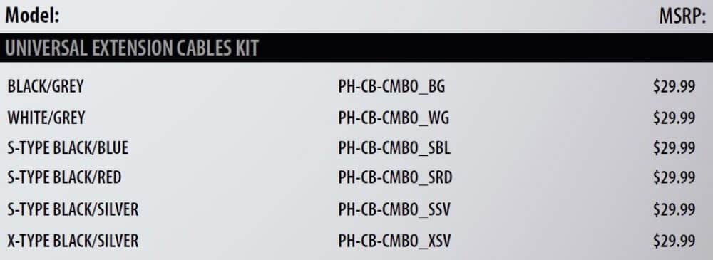 phanteks cables 5