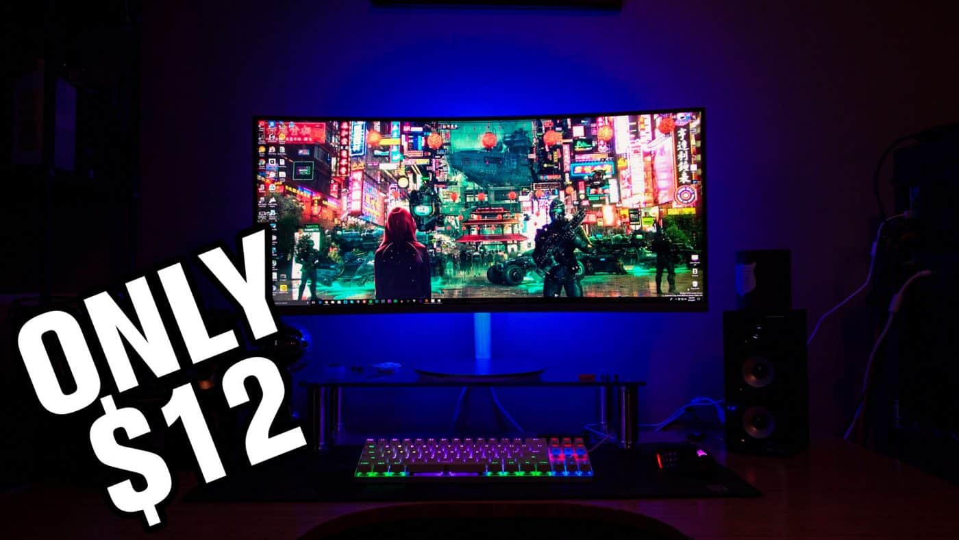 The $12 RGB Strip For Your Monitor