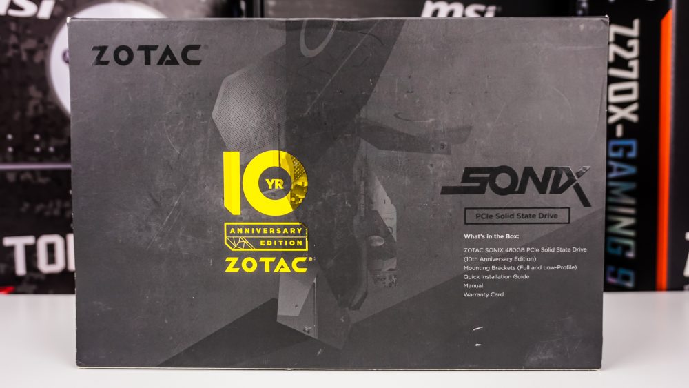 Zotac 10 Year Anniversary Sonix 480GB PCIe Solid State Drive