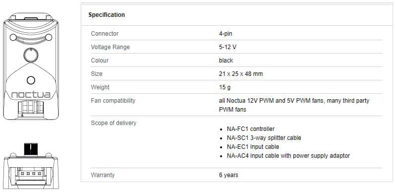 NA FC1Specs