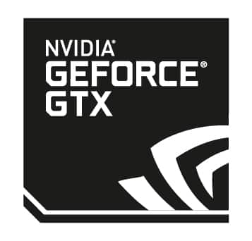 NVIDIA GeForce Logo Square BW