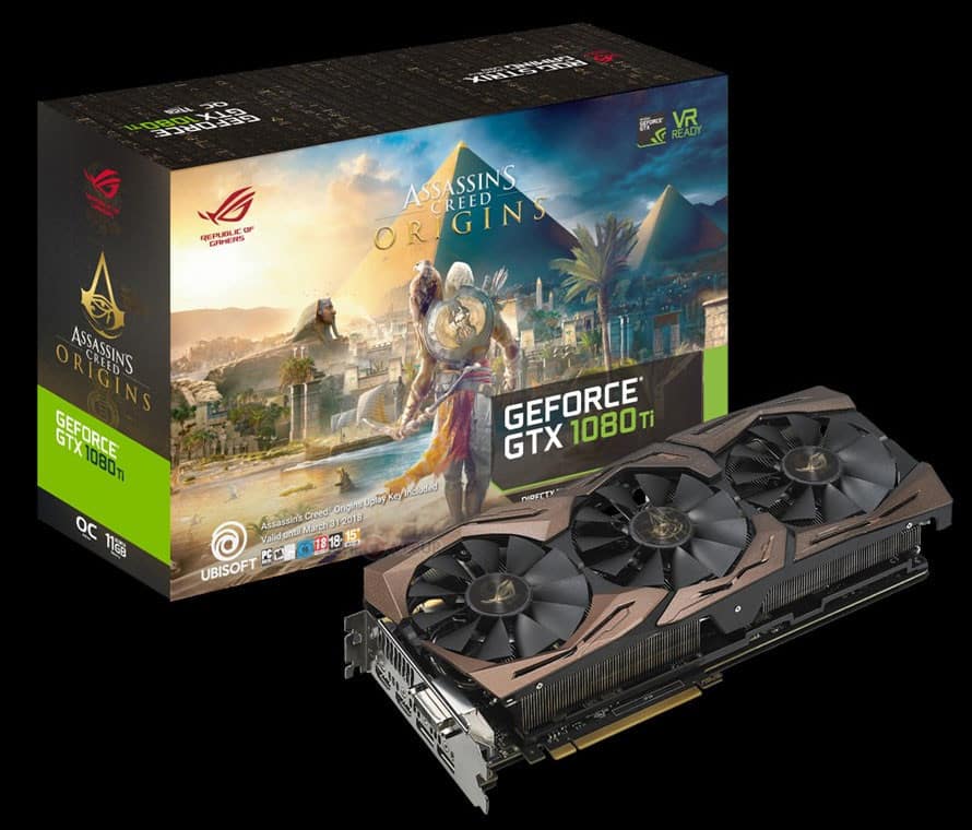 ASUS ROG Strix GeForce GTX 1080 Ti Assassin's Creed Origins Edition