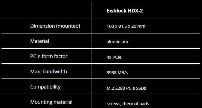 hdx specs