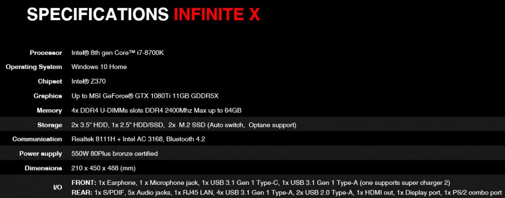 infinitx 1