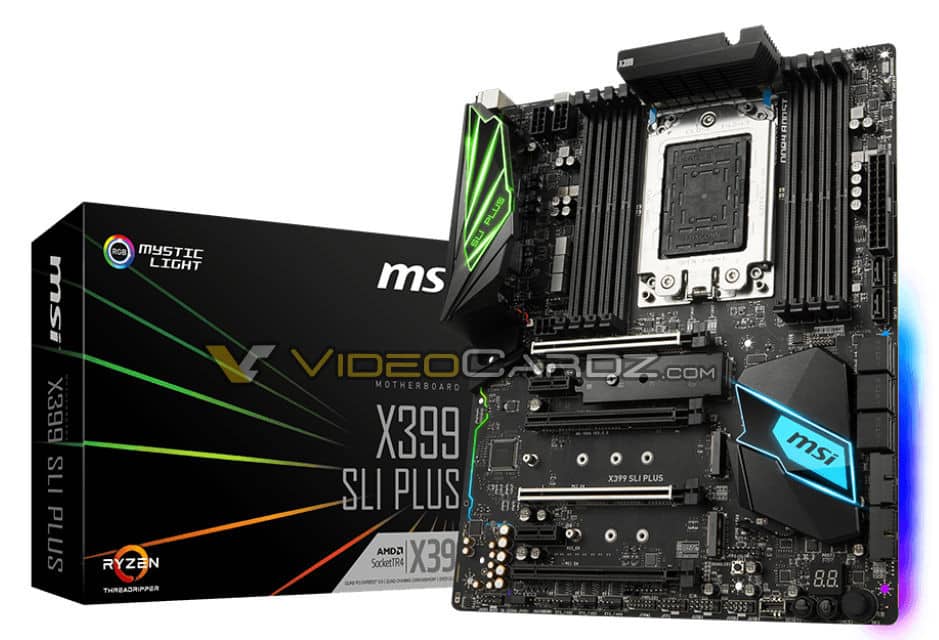 MSI X399 SLI Plus Motherboard