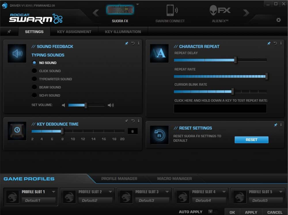 ROCCAT SuoraFX Software2
