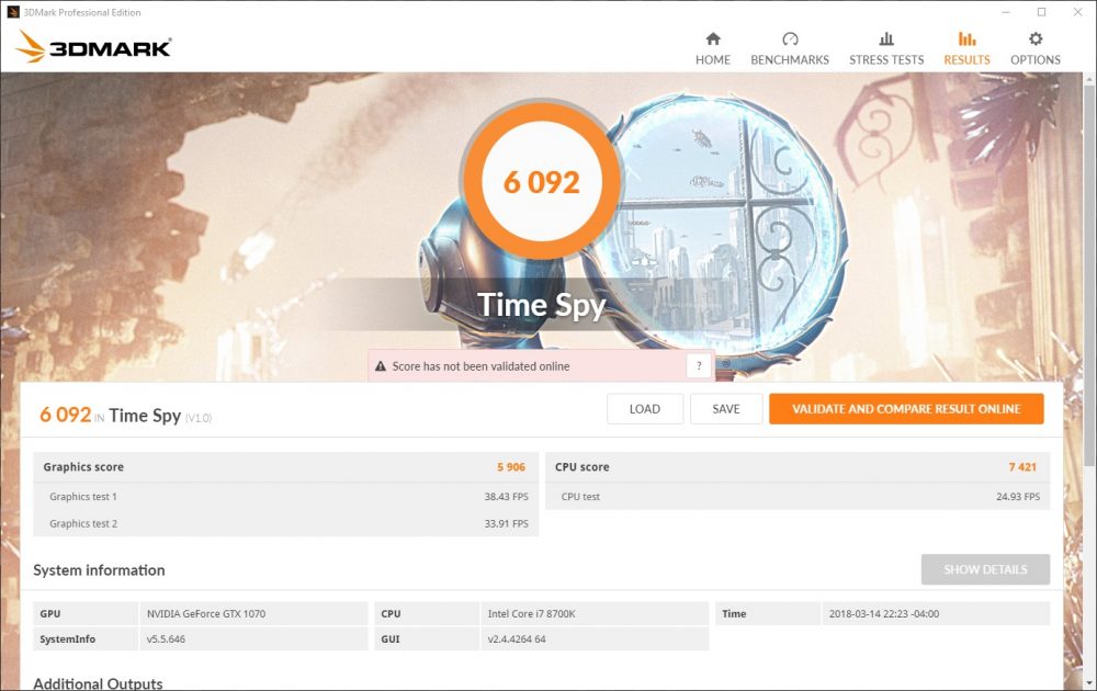 3dmark time