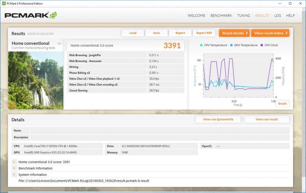 pcmark8 home