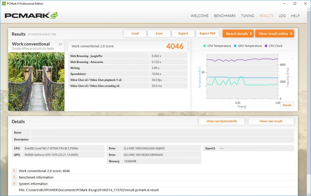 pcmark8 work 1