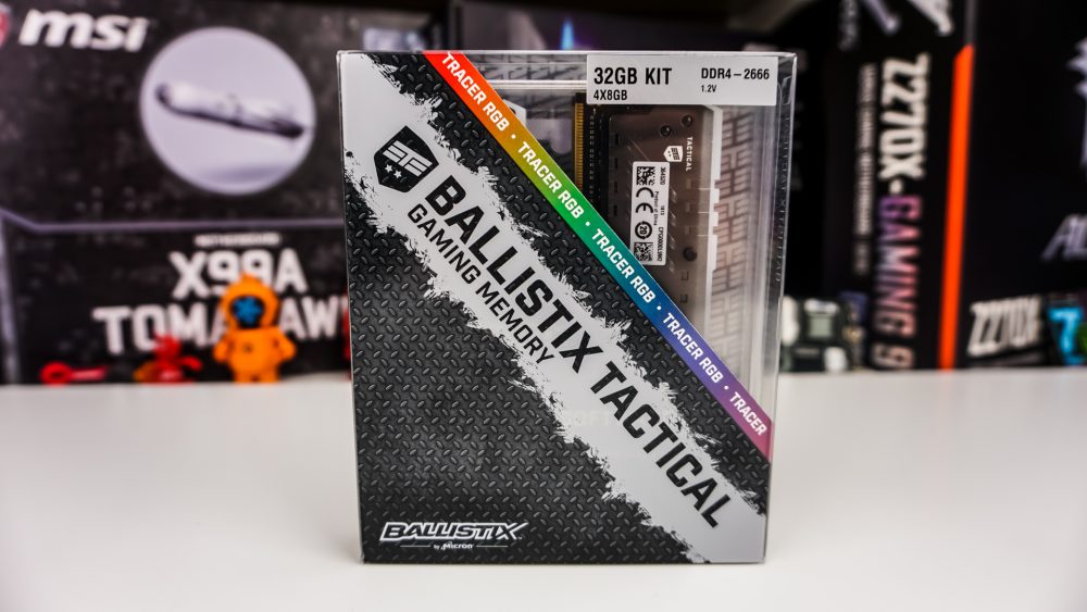 Ballistix Tactical Tracer RGB DDR4-2666 32GB Memory Kit