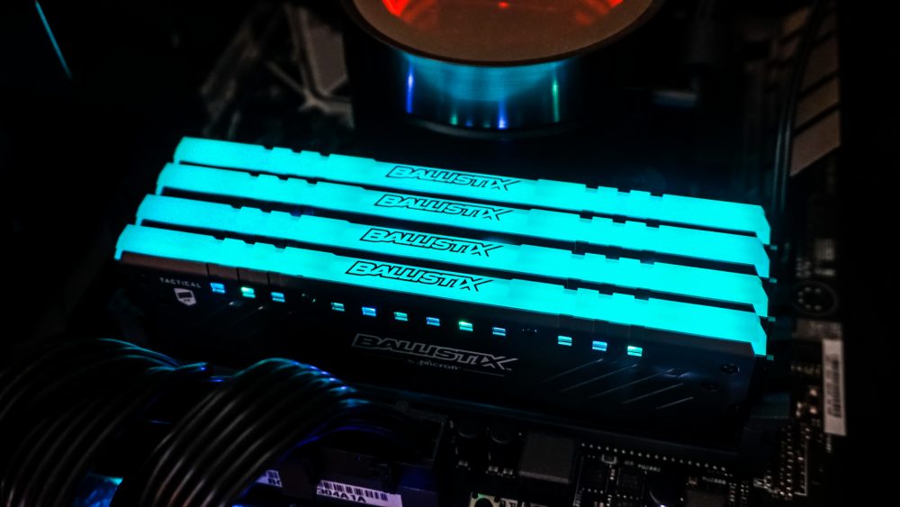 Ballistix Tactical Tracer RGB DDR4-2666 32GB Memory Kit