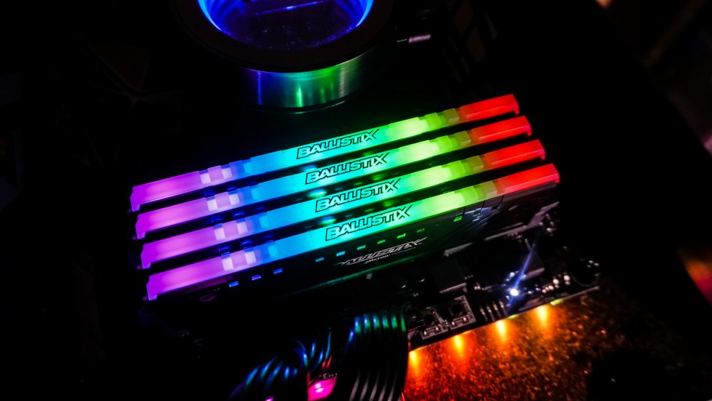 Ballistix Tactical Tracer RGB DDR4-2666 32GB Memory Kit