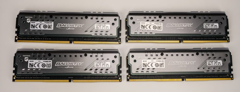 Ballistix Tactical Tracer RGB DDR4-2666 32GB Memory Kit