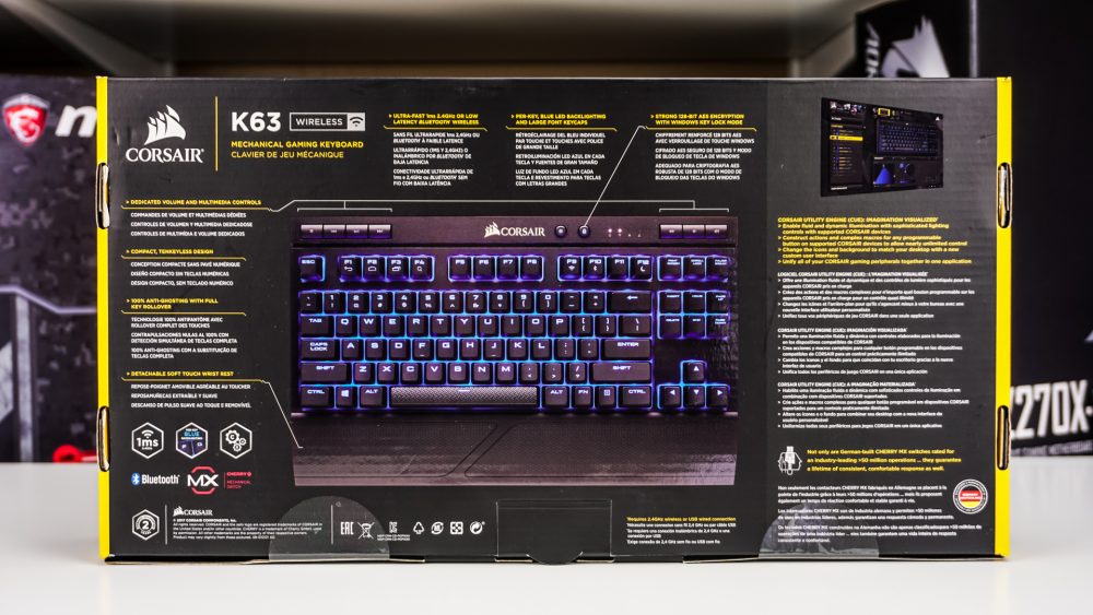 Corsair K63 Wireless Mechanical Keyboard