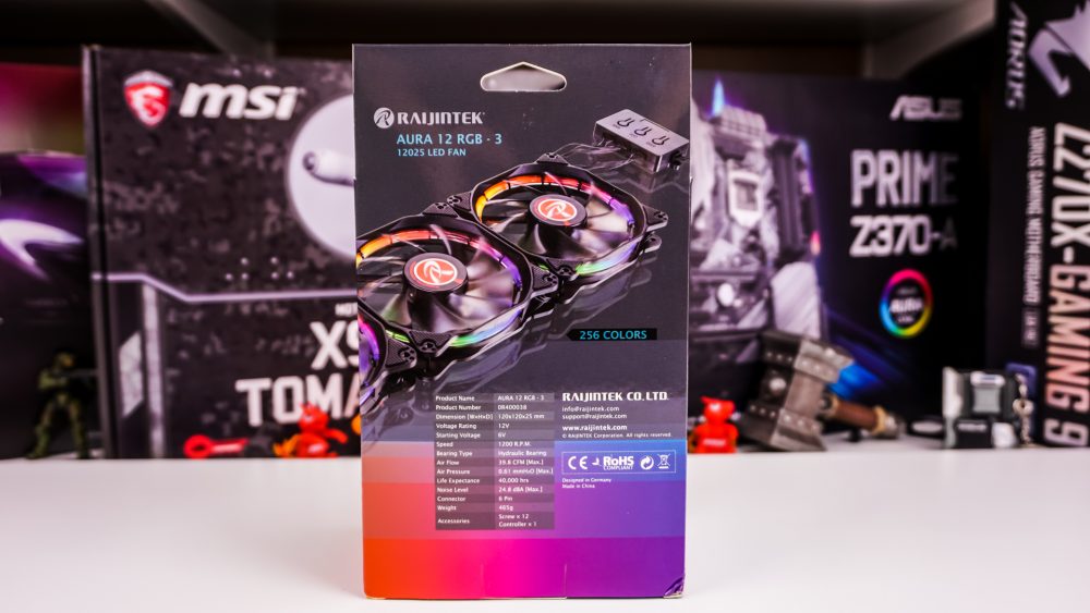 Raijintek AURAS 12 RGB Fans