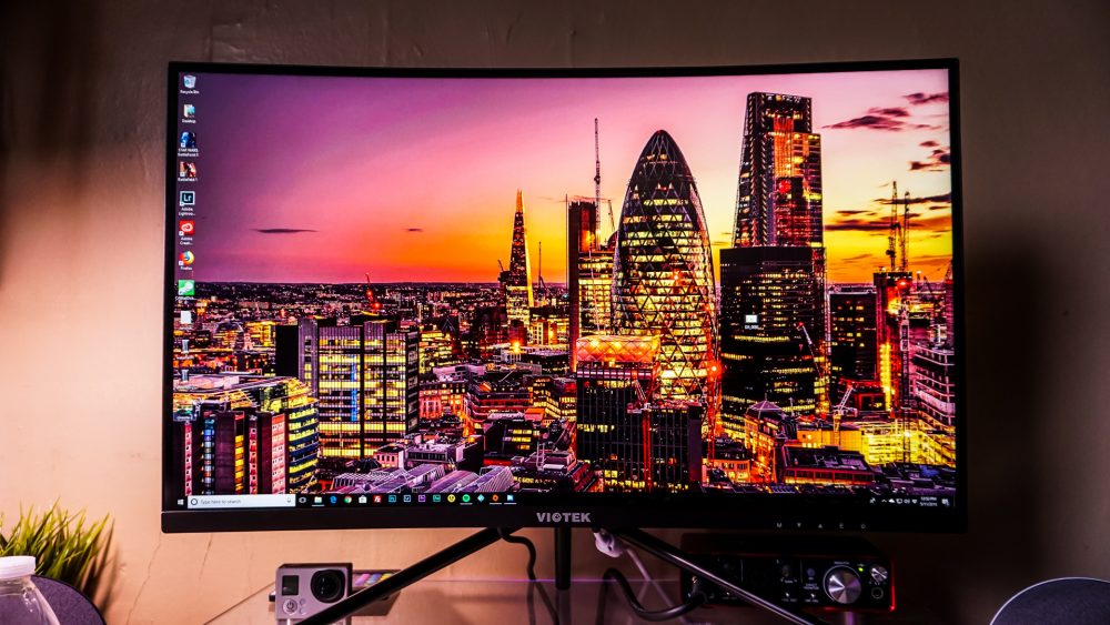 Viotek GN27D 27-inch Curved 1440p 144Hz Monitor