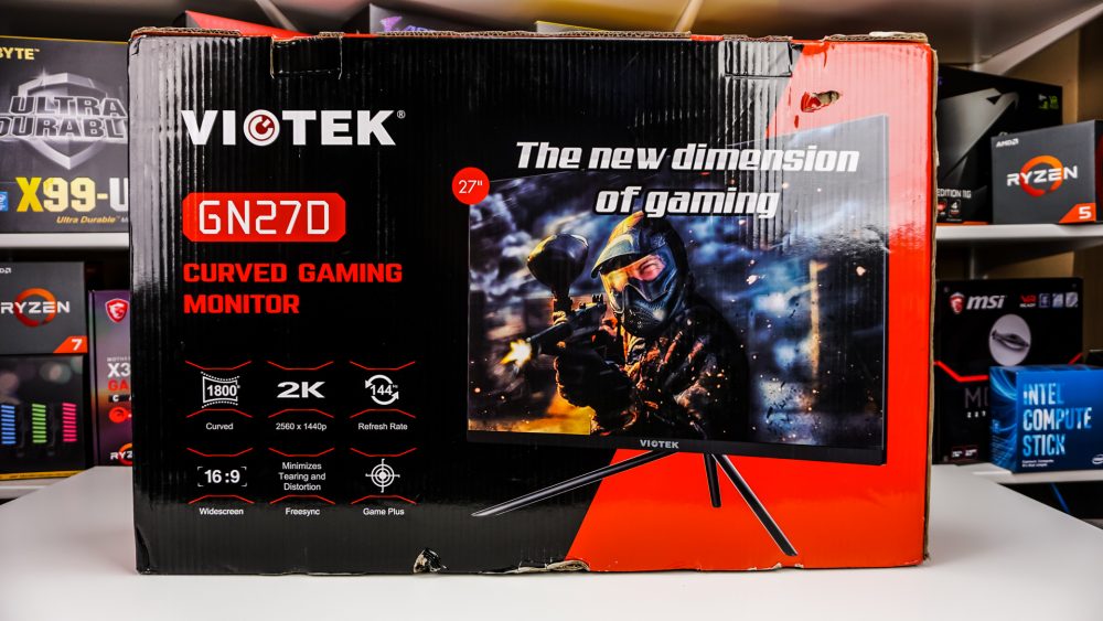 Viotek GN27D 27-inch Curved 1440p 144Hz Monitor
