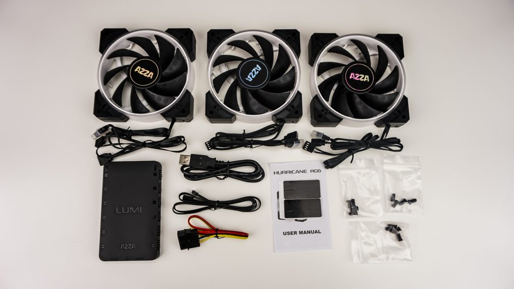 AZZA Hurricane RGB Fans