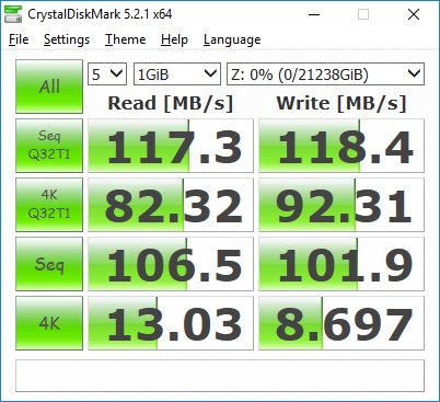 RAID 5 No Cache