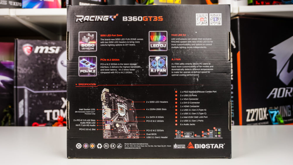 Biostar B360GT3S Motherboard