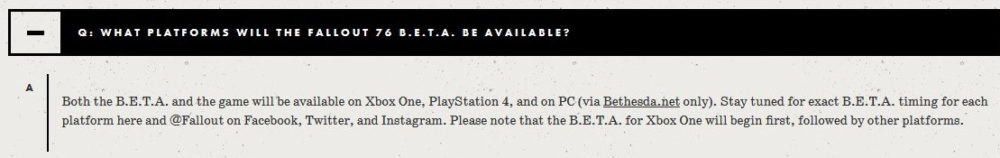 fallout 76 faq