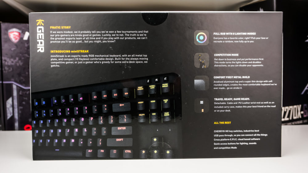 FNATIC miniStreak Gaming Keyboard