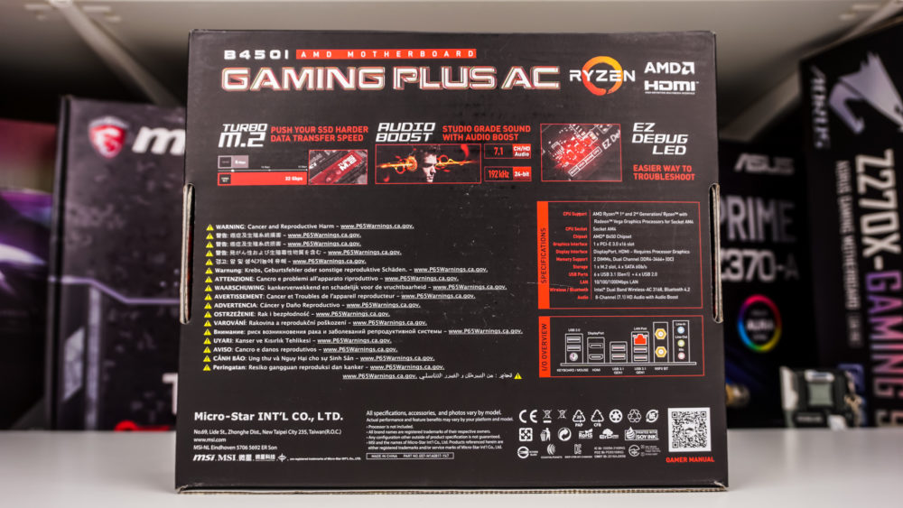 MSI B450i Gaming Plus AC Motherboard Review | ThinkComputers.org