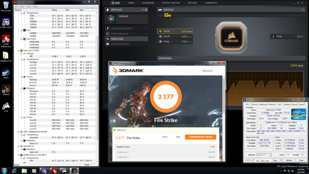 Corsair H100i Pro RGB
