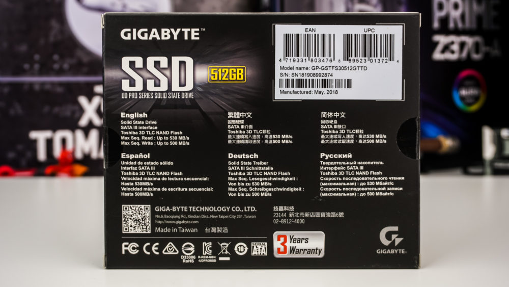 Gigabyte UD Pro 512GB Solid State Drive