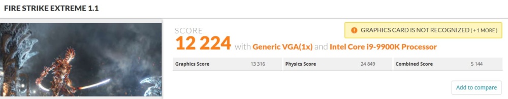 AMD Radeon VII Fire Strike Extreme