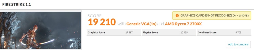AMD Radeon VII Fire Strike Performance