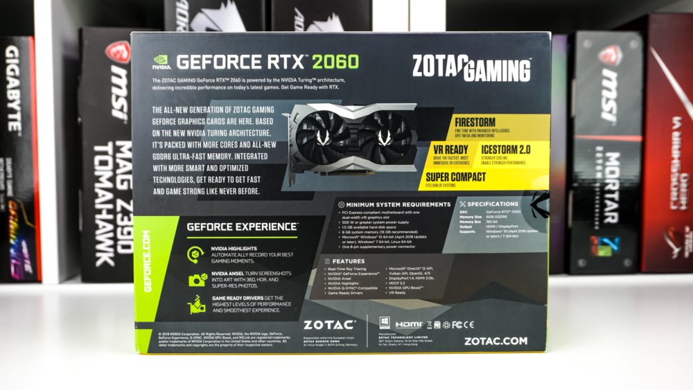Zotac Gaming GeForce RTX 2060 Twin Fan