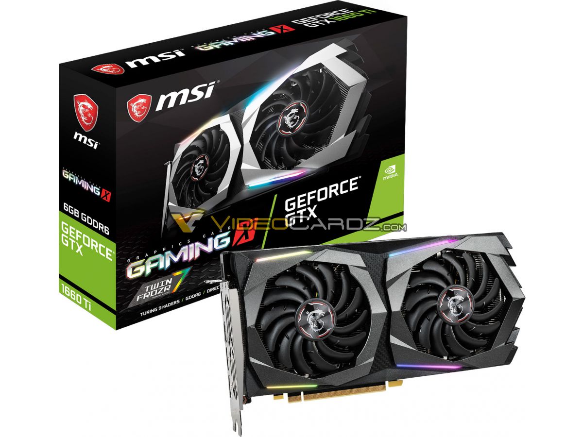 MSI GeForce GTX 1660 Ti 4