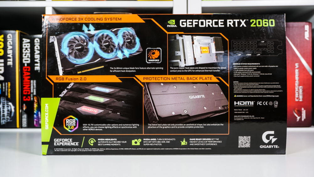 Gigabyte GeForce RTX 2060 Gaming OC Pro 6G Graphics Card
