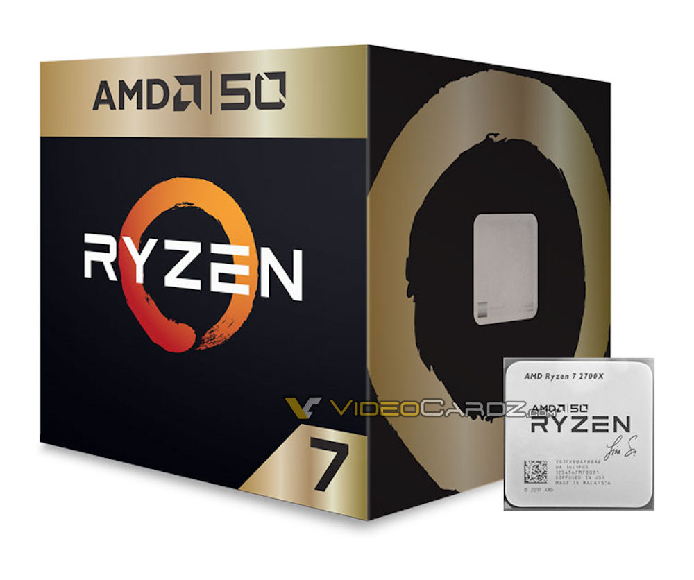 AMD Ryzen 7 2700X 50th Anniversary Edition