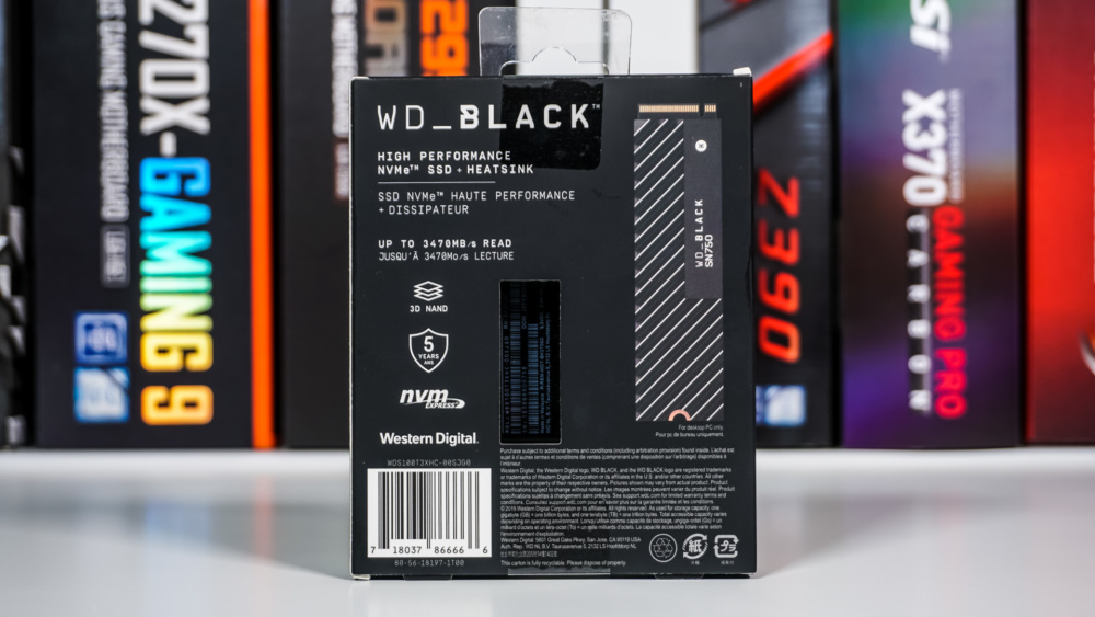 WD Black SN750 1TB Solid State Drive
